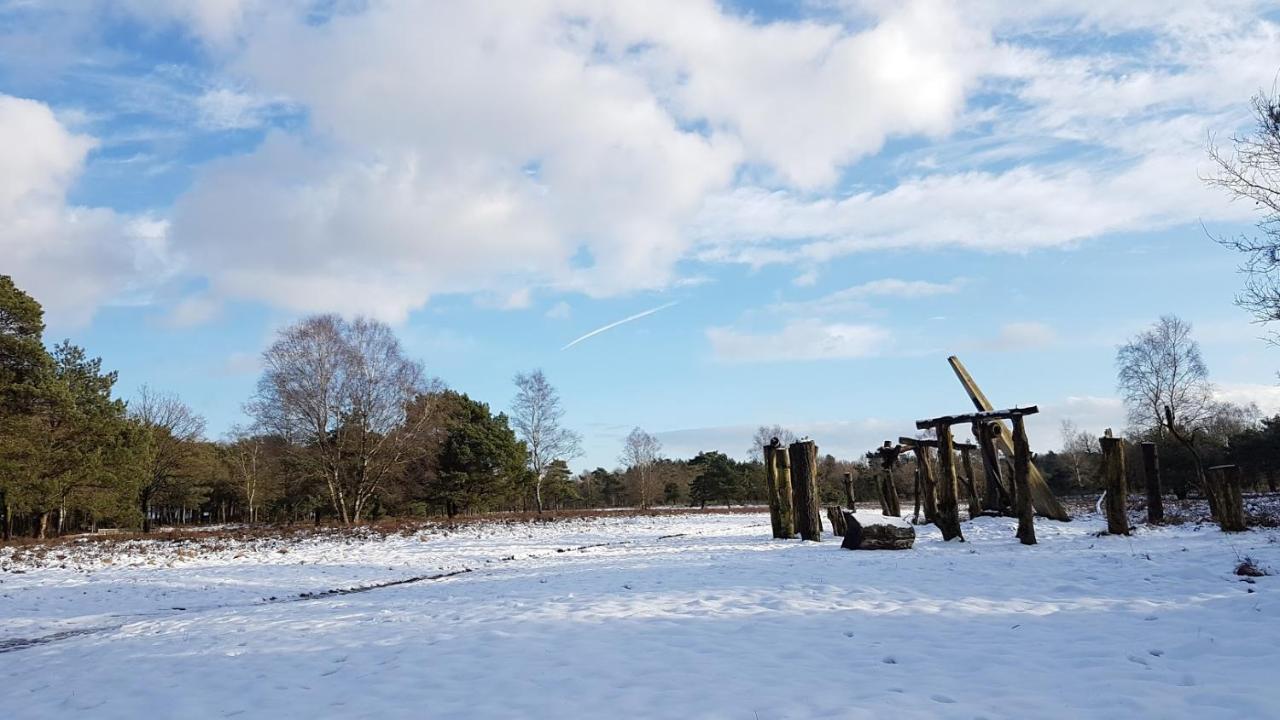 Chalet Op De Veluwe # Berk Putten Exteriör bild